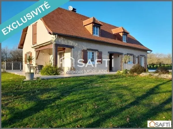 Propriété de charme de 200m2 tout confort avec piscine