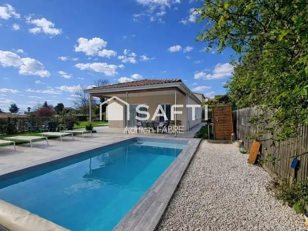 Maison T4 de plein pied de 2018 ,piscine, garage