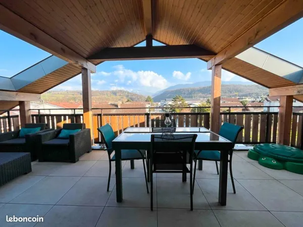 Appartement T3 avec terrasses - Dernier étage - Vue montagne - Thonon