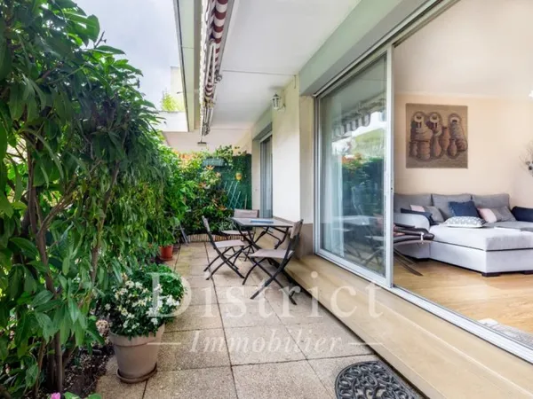 Asnières Gare. 2 pièces de 46m² au calme. 18m² de Terrasse!