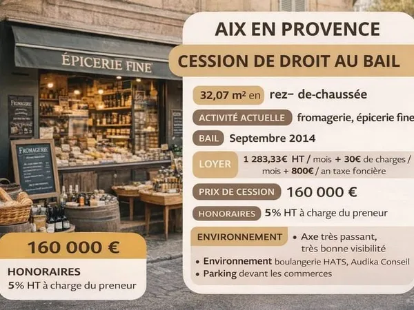 Local commercial 32 m²
