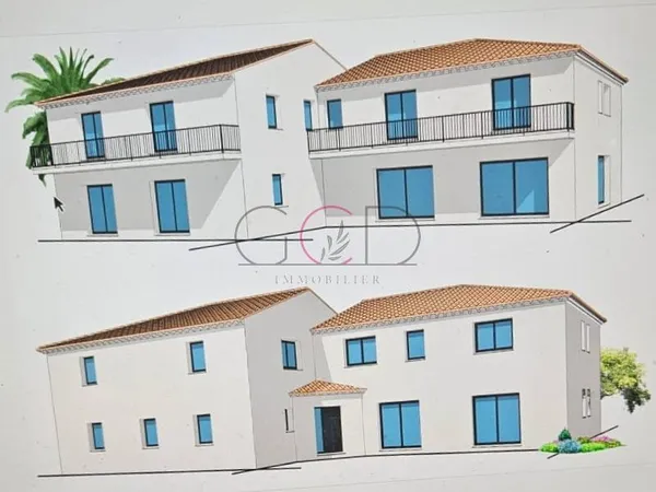 Très grand terrain à bâtir à Ventabren avec permis de constr