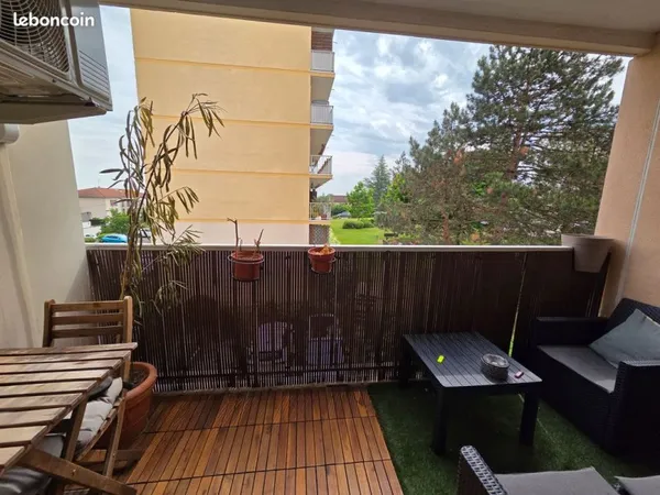 💥 T4 88m² lumineux - 3 chambres - balcon + parking - Oullins