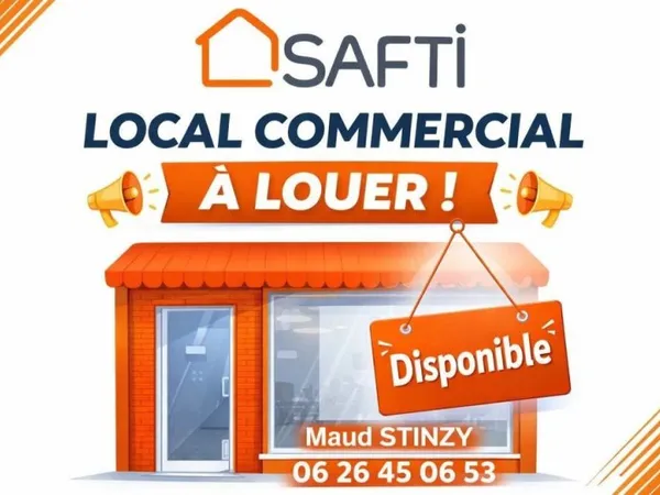Local commercial 84m² cherche nouveau locataire sympa
