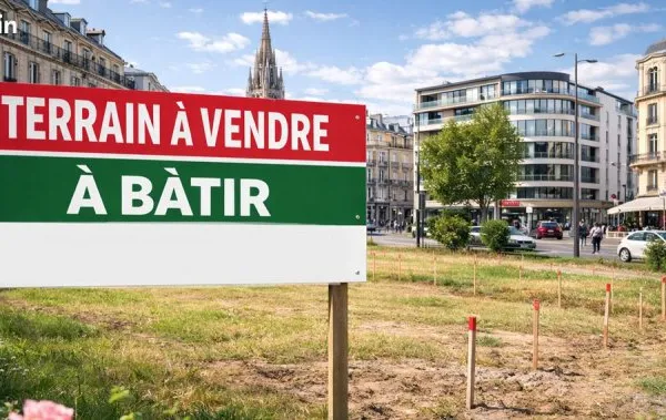 Terrain constructible à vendre