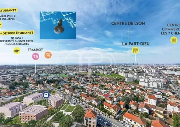 Appartement 1 pièce 19 m²