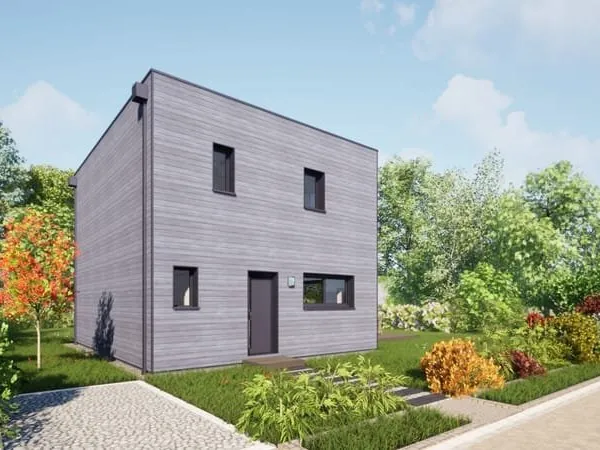 Projet de construction d'une maison bois de 100 m² avec terrain à VILLEVEQUE (49)