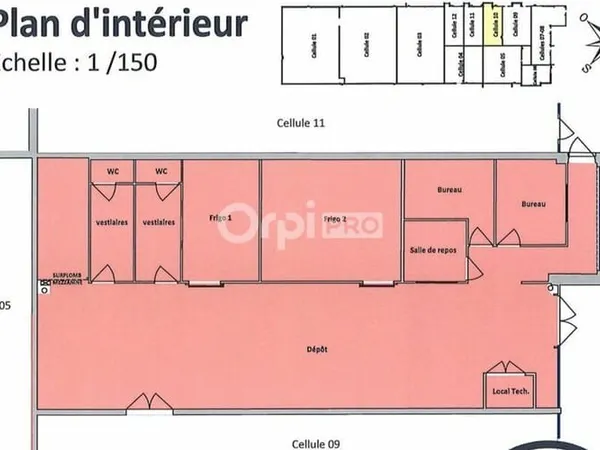 Local commercial 202 m²