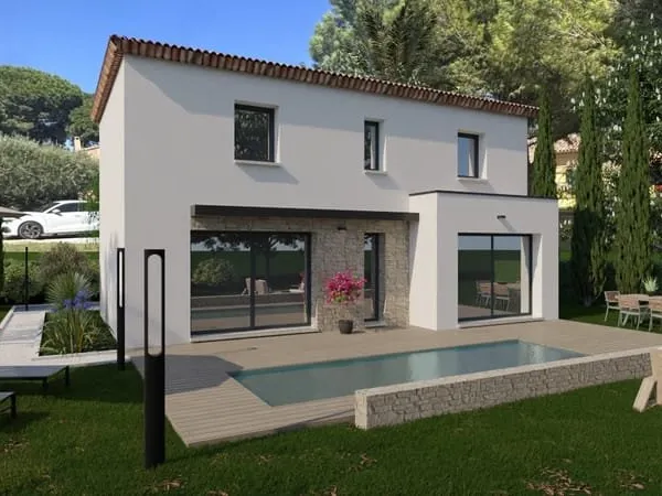 VILLA A CONSTRUIRE 105m2 sur TERRAIN PLAT HORS LOTISSEMENT
