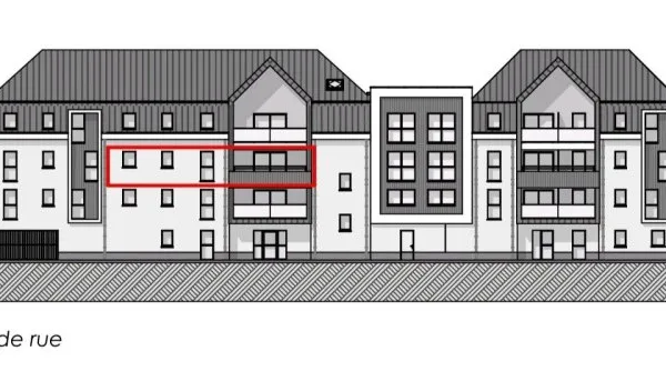 Appartement T2 - 50m²- 1 chambre+cabine- balcon- parking- cave.