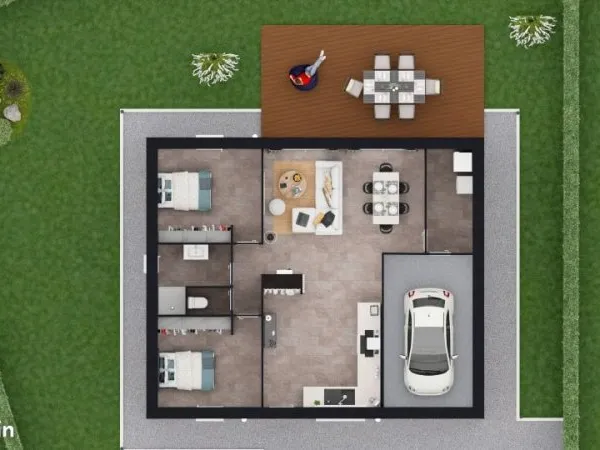 Maison 3 pièces 69 m²