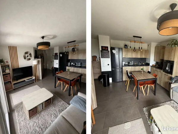 Appartement 3 pièces - 55 m² - Jardin et terrasse - Exposition sud