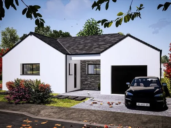Terrain + maison Vente Fégréac 4p 91m² 259000€