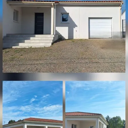 Maison type t4 avec terrasse et jardin a louer sur lamagistere
