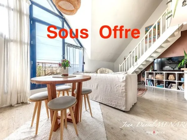 Appartement duplex avec terrasse - Vue Rance.
