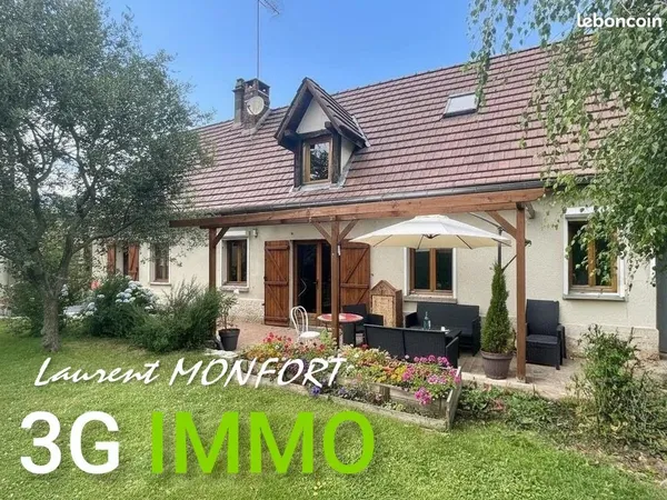 Vente | Ferme | 5p | 4ch | 110 m² | Magny-en-Vexin | Expo Sud | Terrasse · Jardin