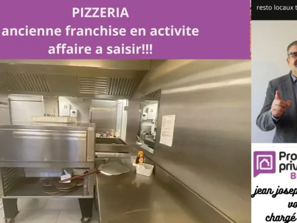 PIZZERIA CENTRE-VILLE MATÉRIEL PROFESSIONNEL FAIBLE LOYER