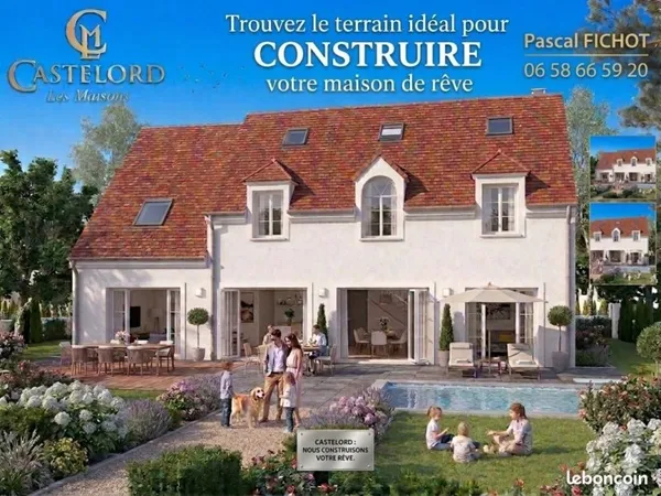Terrain 1 265 m² Quincy Voisins