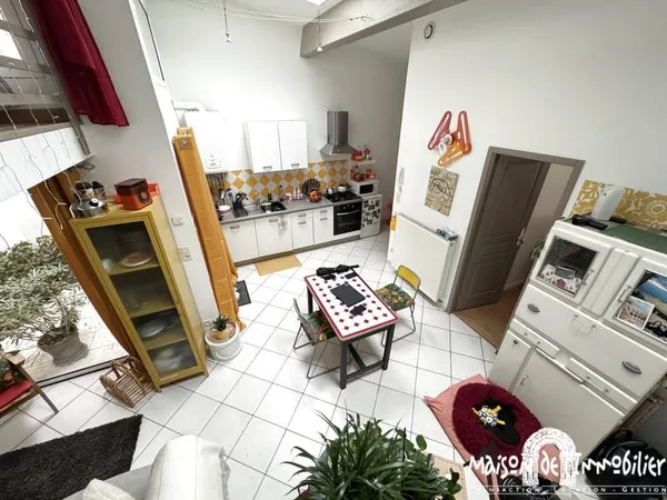 A louer à COGNAC - Appartement - 2 pièces + mezzanine - 46m2