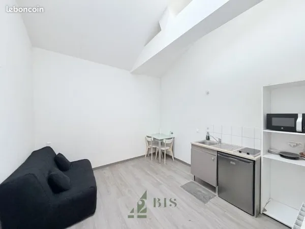 Studio 1 pièce 19 m²