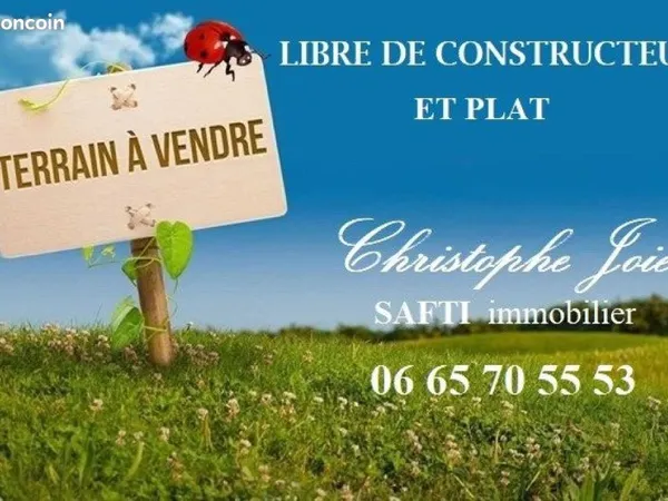 Terrain 547 m² SAINT-MAGNE