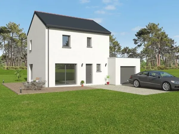 Projet de construction d'une maison 81.44 m² avec terrain à CINTRE (35)