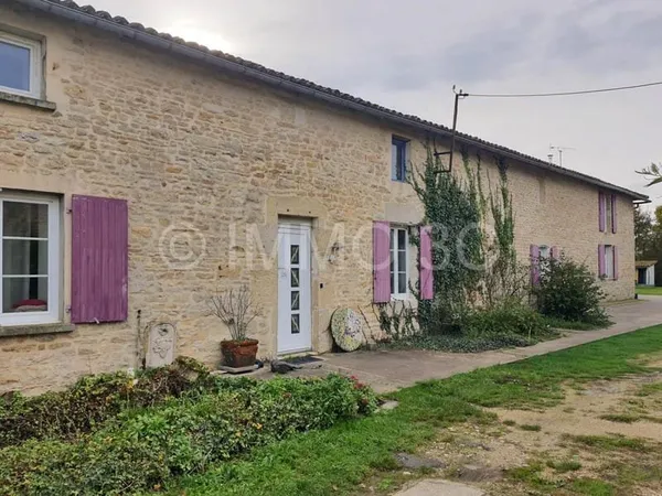 Grande maison rénovée avec dépendances et terrain