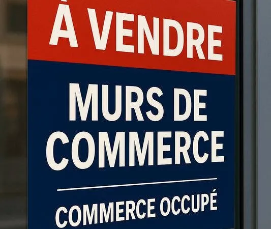 A vendre : murs commerciaux occupés de Bar- Restaurant idéalement situé