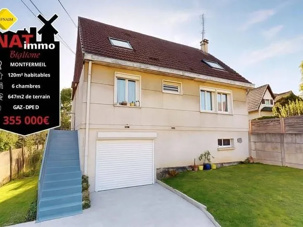 Maison 8 pièces 120 m²