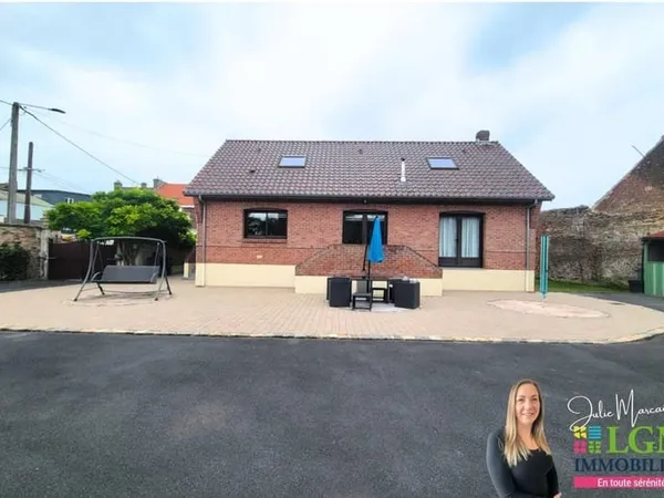 Pavillon individuel sur 2 843 m² constructibles - Bruay-sur-l'Escaut - DPE C