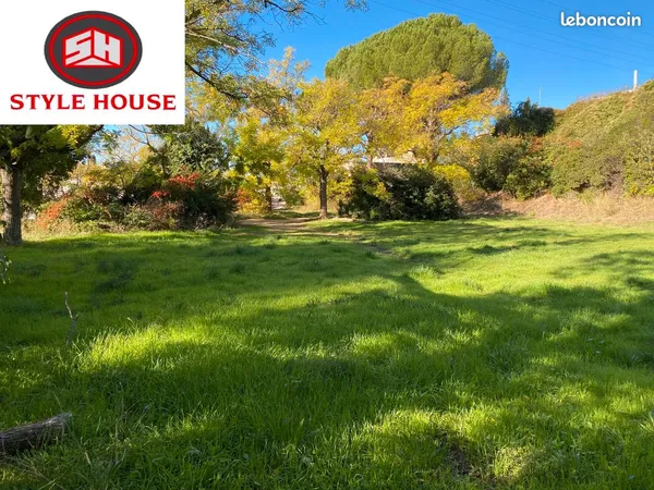 Terrain Allauch 850m² logis neuf avec projet de construction
