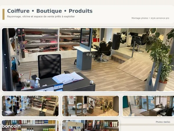 Salon coiffure / beauté / onglerie