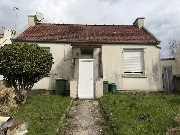 Maison à rénover Landerneau 61 m2 avec terrain