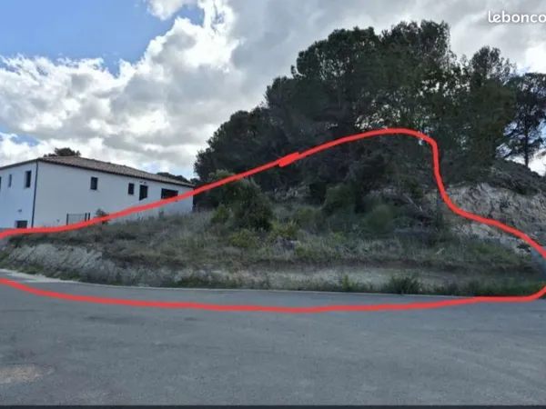 Terrain constructible viabilisé
