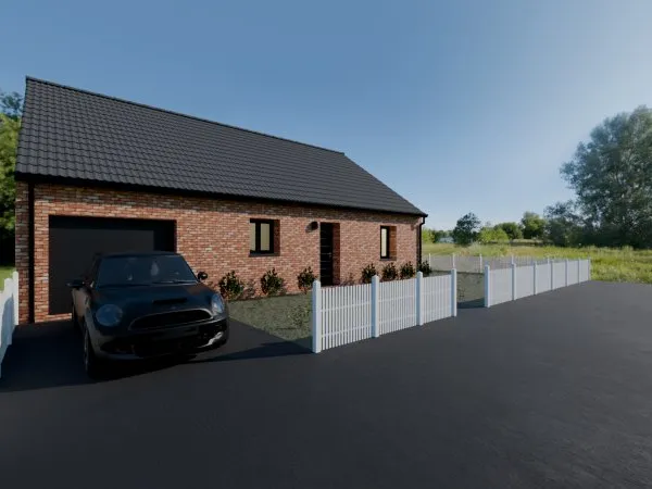 Terrain + maison 89 m²
