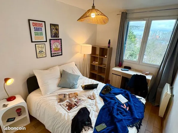 Chambre 1 pièce 18 m²