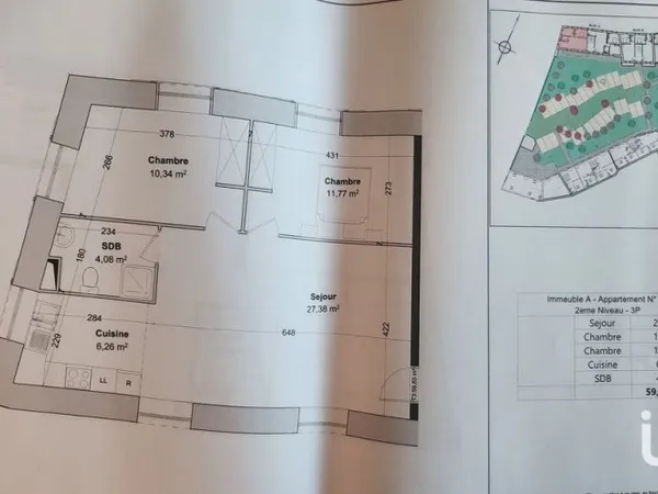 Vente Appartement 3 pièces