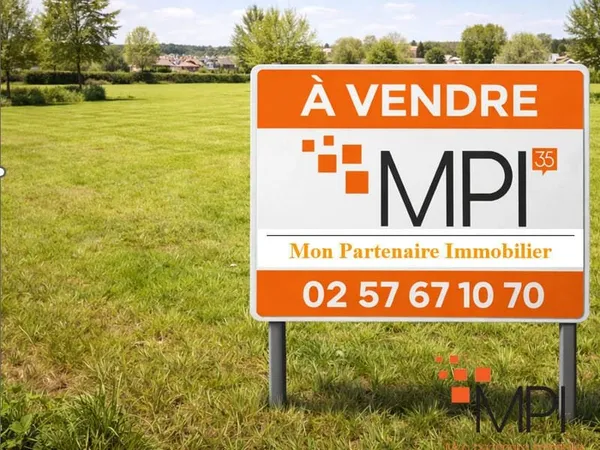 Terrain à bâtir viabilisé de 641 m² au coeur de Saint-Méen-le-Grand