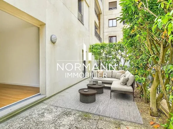 Vends appartement 67m² Levallois - Georges Pompidou - 2 chambres - parking - jardin plein sud