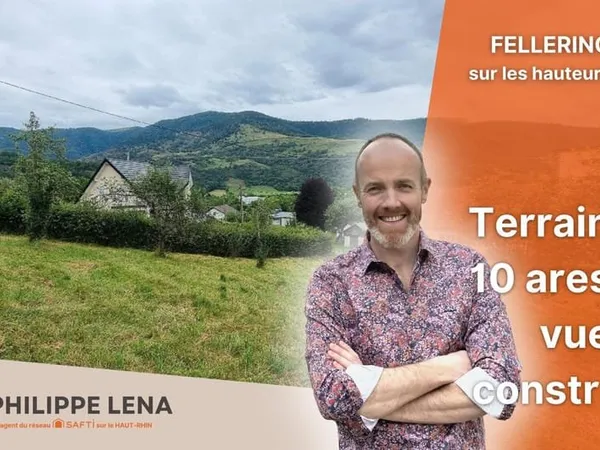Beau terrain à la vue panoramique, petit prix !
