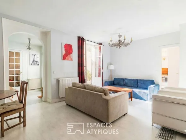 Duplex esprit maison avec terrasse