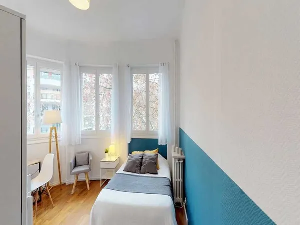 Chambre à Lyon - Rue Du Lac, quartier Garibaldi