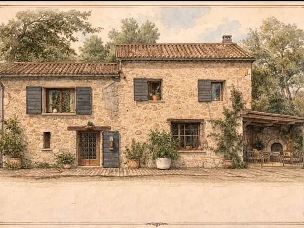 Maison provençale du XIXe siècle sur 14000 m²