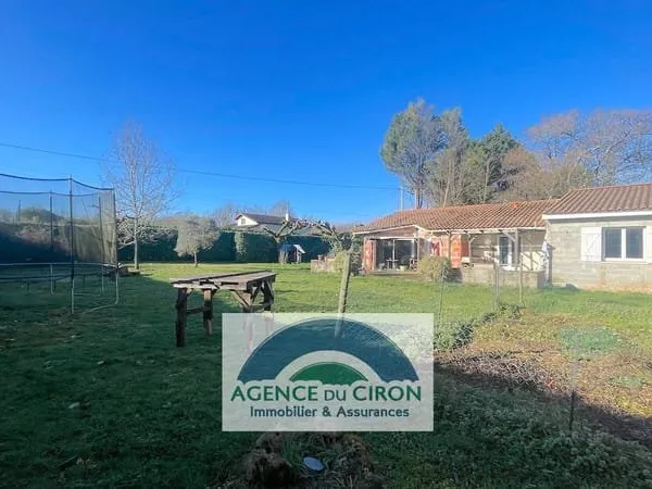 Maison 3 chambres jardin + terrain constructible