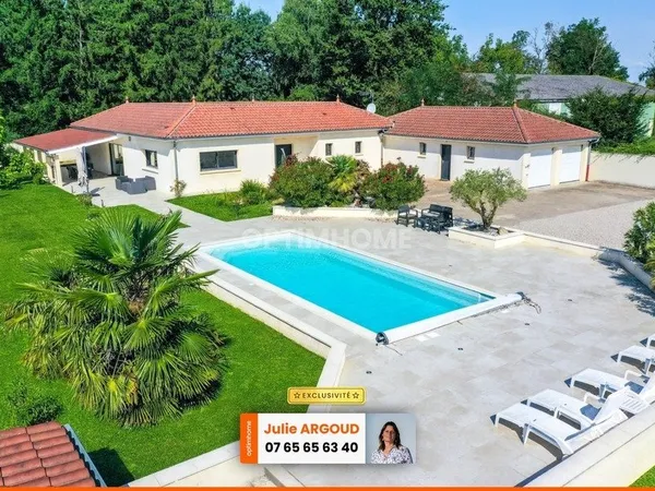 Maison d' exception 100% plain-pied avec Patio central sur 2 200m2 - idéal famille mais aussi entrep