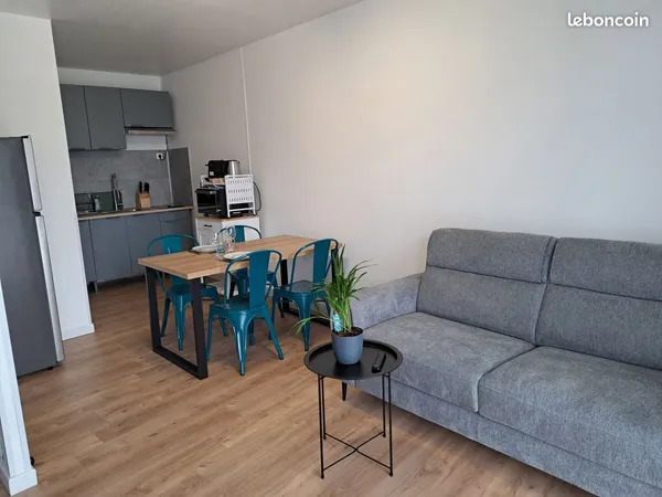 Appartement T1 bis 34 m² Les Minimes Porte Océane Bail Mobilité