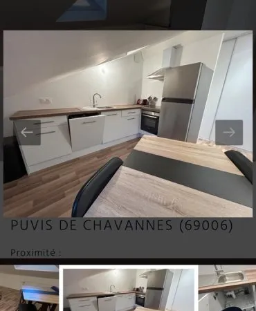 Loue T2 30m² mansardé Lyon 6ème Puvis de Chavannes