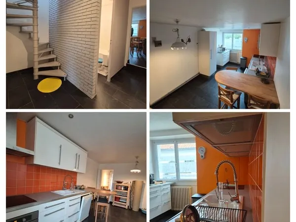 Nantes Procé Zola Rare Maison Appartement de 71 m2 Calme &luminosité /0 charges/ 235 000