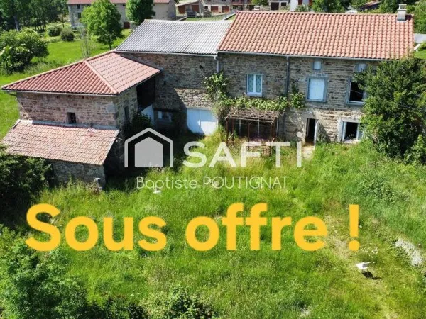 Maison en pierre 126m2 sans vis à vis