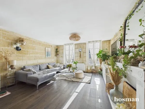 3 pièces - 68 m² traversant - Grenier de 20m2 aménageable - Quai des Salinières, Bordeaux